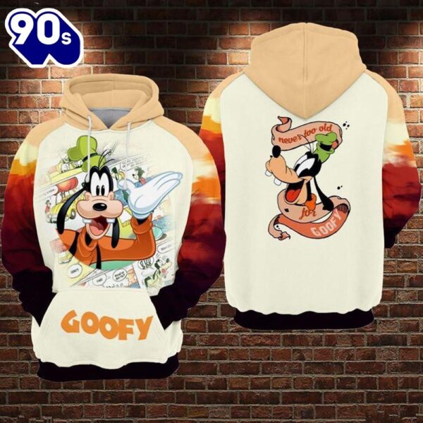 Cartoon Character Goofy Body Hoodie All Over Printed 3D Unisex Men Women