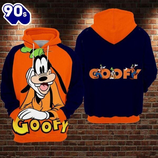 Cartoon Character Goofy Name Hoodie All Over Printed 3D Unisex Men Women