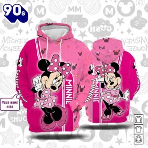 Cartoon Character Minnie Form Hoodie…