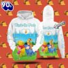 Cartoon Character Personalized Custom Name Friend Winnie The Pooh Hoodie All Over Printed 3D Unisex Men Women