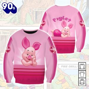 Cartoon Character Piglet Ears Hoodie…