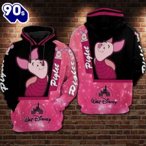 Cartoon Character Piglet Hiding Hoodie…