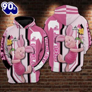 Cartoon Character Piglet Walt Hoodie…