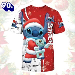 Cartoon Character Stitch Christmas Pattern…