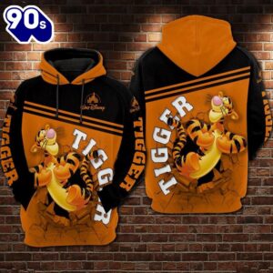 Cartoon Character Tigger Hoodie All…