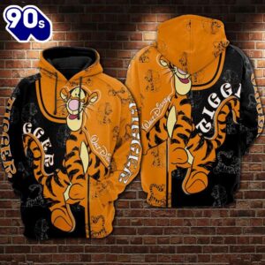 Cartoon Character Tigger Pt Hoodie…