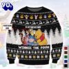 Cartoon Character Winnie The Pooh Christmas Sweater All Over Printed 3D Personalized Custom Name Unisex Men Women