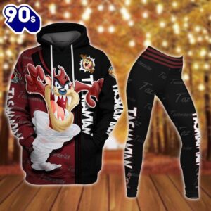 Cartoon Tasmanian Devil Hoodie And Leggings