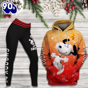 Castle Glitter Pattern Snoopy Apparel Set