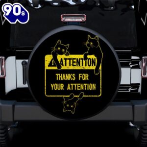 Cat Attention Funny Car Spare…