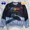 Cat Cocaine Everywhere Let It Snow Ugly Christmas Sweater Sweatshirt