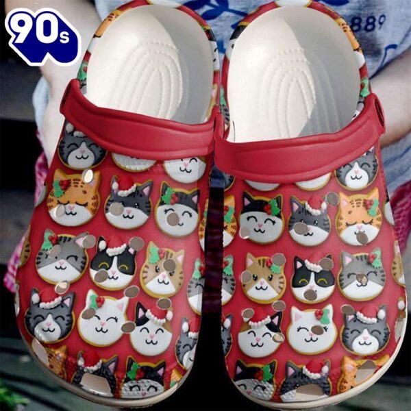 Cat Cute Christmas Cats Classic Clogs Shoes