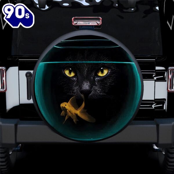 Cat Fish Car Spare Tire Covers Gift For Campers