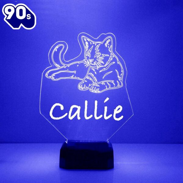 Cat Night Light Personalized Free Led Night Lamp  Gift Christmas