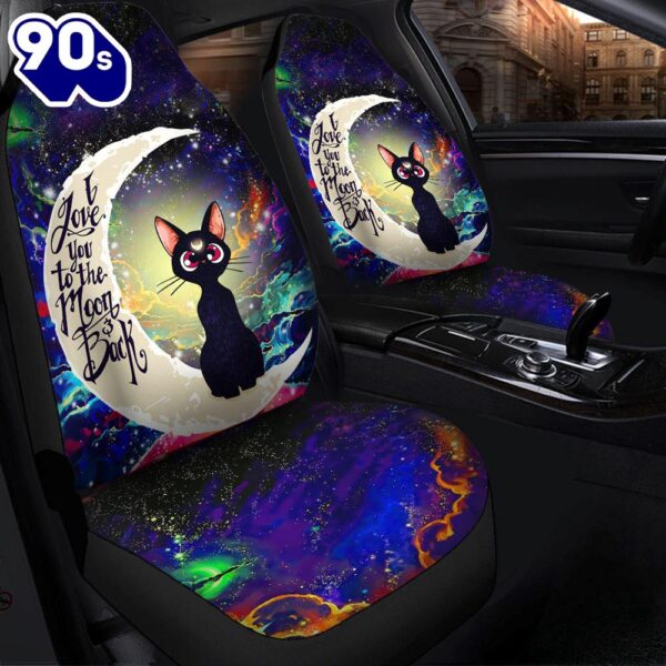 Cat Sailor Moon Love You To The Moon Galaxy Car Seat Covers