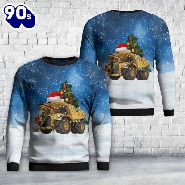 Caterpillar 797f Mining Dump Truck Christmas Sweater