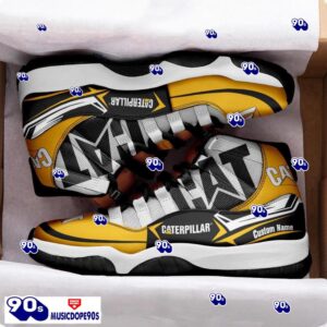 Caterpillar Custom Name Air Jordan 11 Sneakers Vintage Shoes