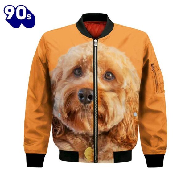 Cavapoo – Unisex 3D Graphic Bomber Jacket