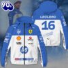 Charles Leclerc x Scuderia Ferrari 3D Windbreaker Jacket For Man And Women