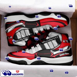 Chevrolet Camaro Custom Name Air Jordan 11 Sneakers Vintage Shoes