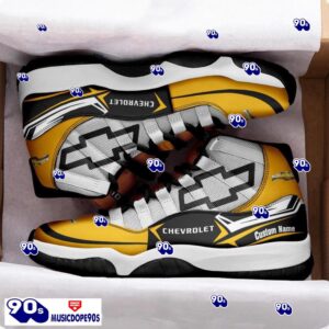 Chevrolet Custom Name Air Jordan 11 Sneakers Vintage Shoes