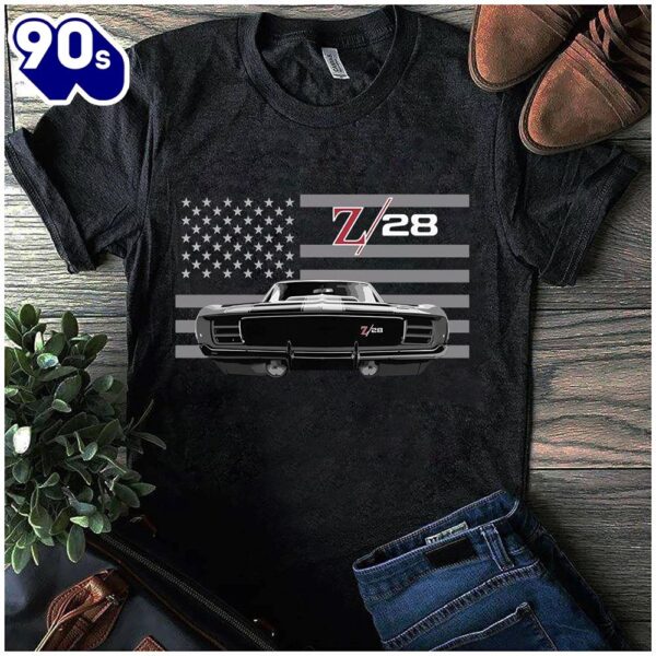 Chevy Camaro Z28 1st Gen Z28 Muscle Car Classic Unisex T-Shirt Gildan