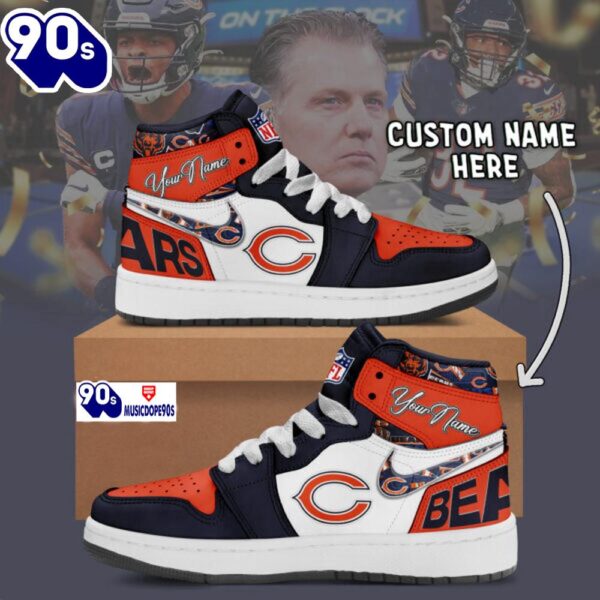 Chicago Bears Air Jordan 1 Shoes