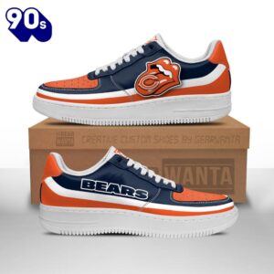 Chicago Bears Air Sneakers Custom Force Shoes Sexy Lips For Fans