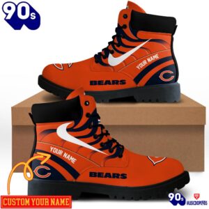 Chicago Bears Custom Boots Shoes…