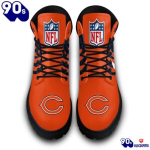 Chicago Bears Custom Boots Shoes Idea Gift For Fan