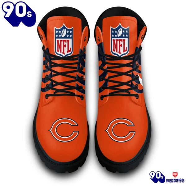 Chicago Bears Custom Boots Shoes Idea Gift For Fan