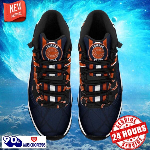 Chicago Bears NFL Air Jordan 11 Sneakers Shoes Gift For Fans