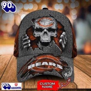 Chicago Bears- Personalized NFL Skull Cap