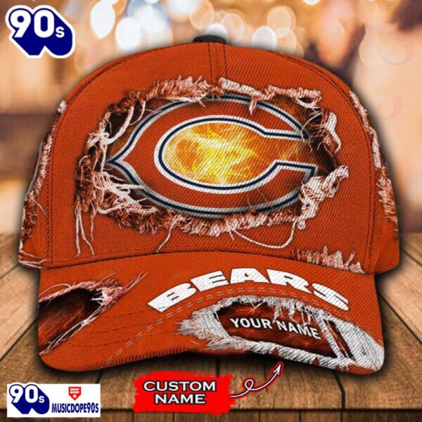 Chicago Bears-Personalized NFL Classic Cap V2