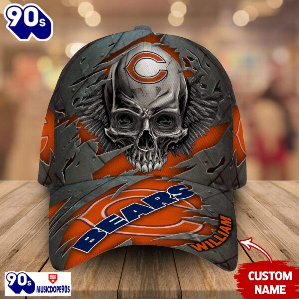 Chicago Bears-Personalized NFL Skull Cap V2