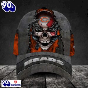 Chicago Bears-Personalized NFL Skull Cap V3