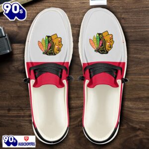 Chicago Blackhawks NHL Hey Dude Shoes Custom Name Perfect Gift