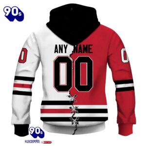 Chicago Blackhawks Personalized NHL Mix Jersey Hoodie Set