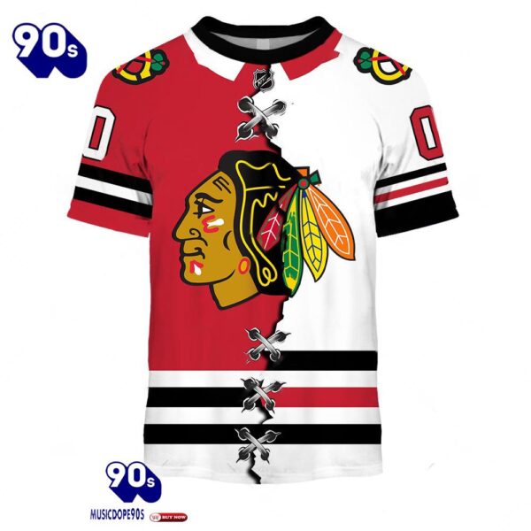 Chicago Blackhawks Personalized NHL Mix Jersey