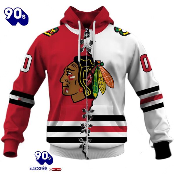 Chicago Blackhawks Personalized NHL Mix Jersey