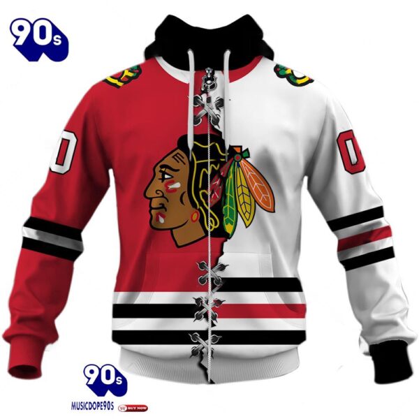 Chicago Blackhawks Personalized NHL Mix Jersey