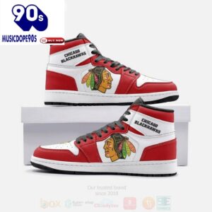 Chicago Blackhawks Red White Design…