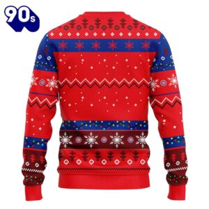 Chicago Cubs Hohoho Mickey Christmas Ugly Sweater