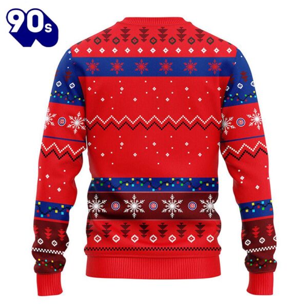 Chicago Cubs Hohoho Mickey Christmas Ugly Sweater  Gift Christmas