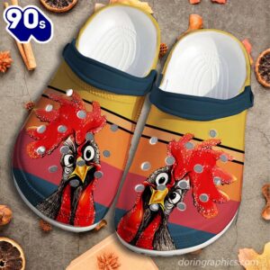 Chicken Looking Custom Shoes Funny – Stop Starting Look Chicken Shoe Christmas Gift For Women Men