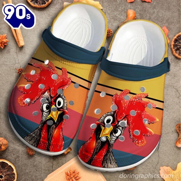 Chicken Looking Custom Shoes Funny – Stop Starting Look Chicken Shoe Christmas Gift For Women Men