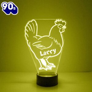 Chicken Night Light Personalized Free…