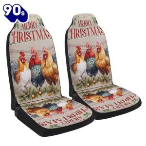 Chickens Christmas Three Hens In…