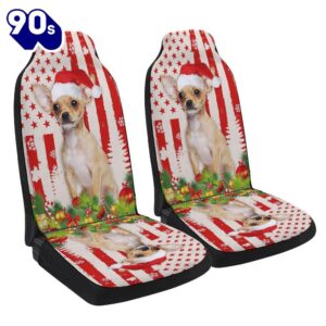 Chihuahua Christmas Seat Cover Cars…