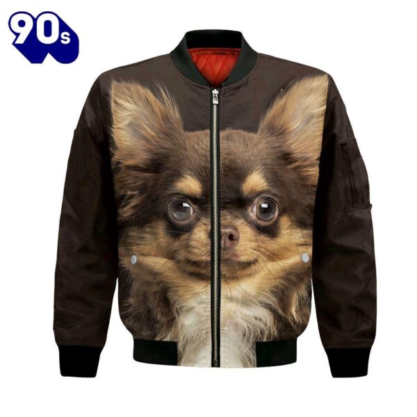 Chihuahua – Unisex 3D Graphic Bomber Jacket